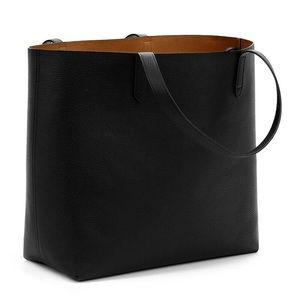 Cuyana Leather Black Classic Structured Tote
